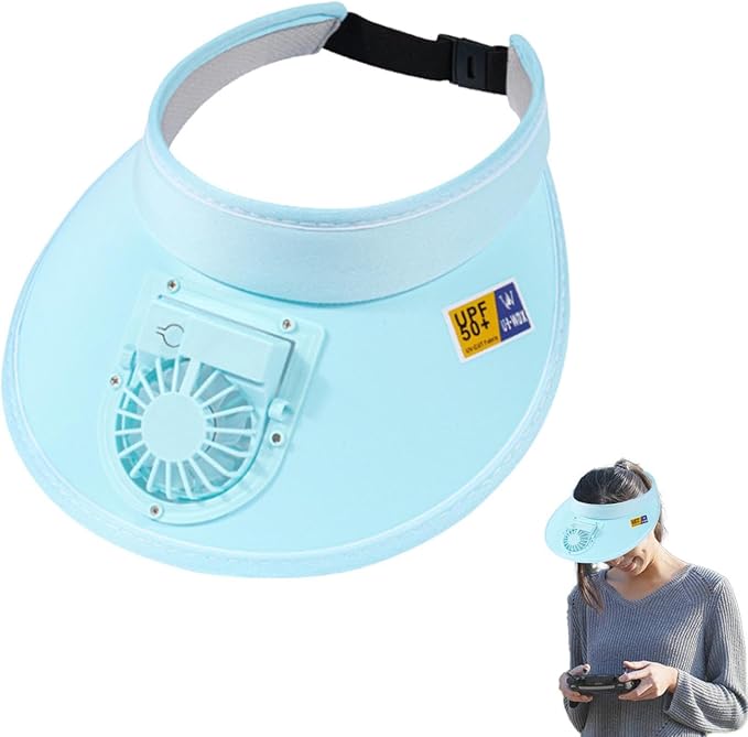 Sombrero de visera USB 3 velocidades recargable
