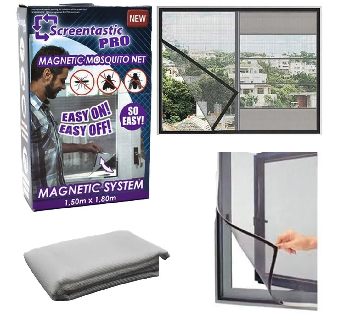 MALLAS MAGNÉTICAS ANTIMOSQUITOS PARA VENTANA