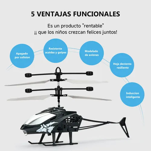 Mini Helicóptero a Control Remoto Recargable