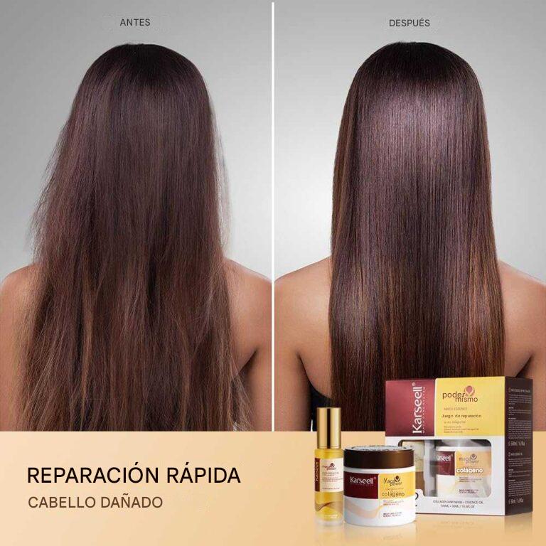 Mascarilla capilar de colágeno Karseell + conjunto de aceite de argán