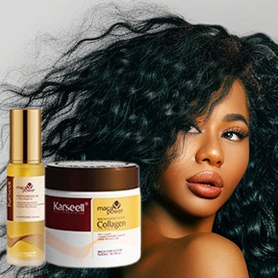 Mascarilla capilar de colágeno Karseell + conjunto de aceite de argán