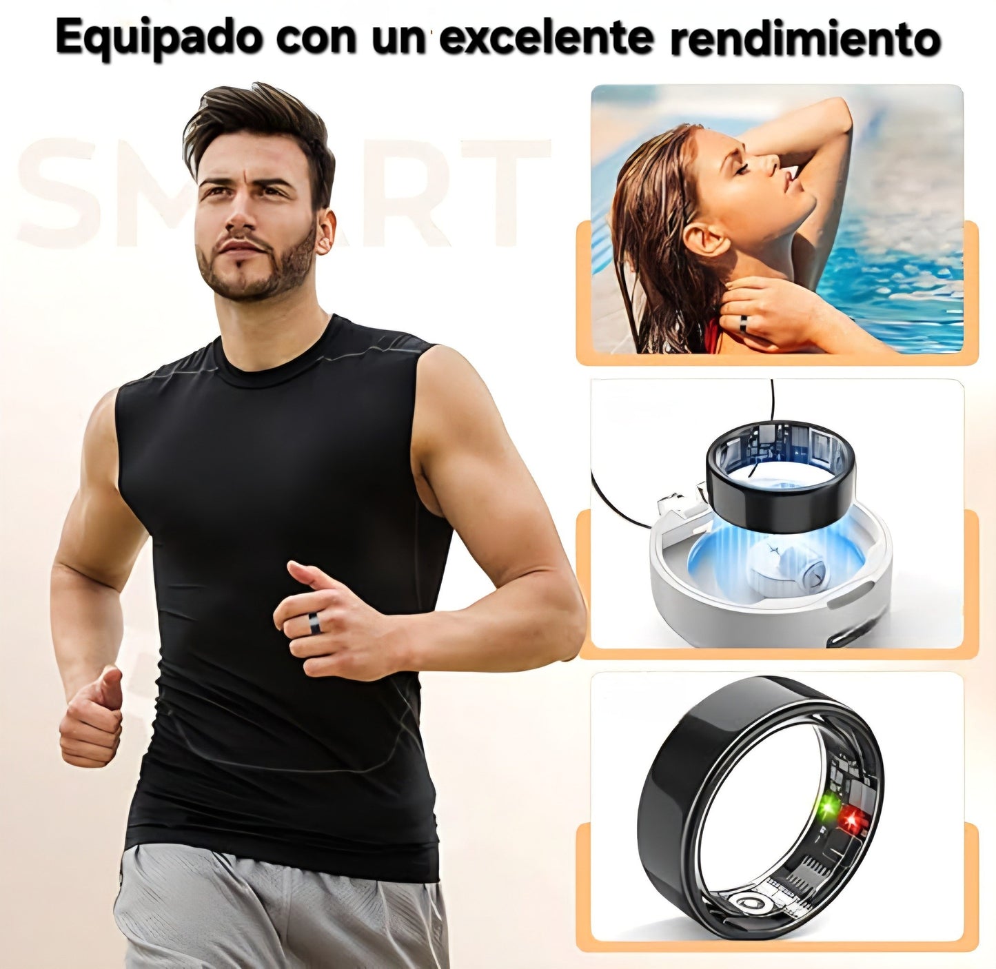 Anillo inteligente multifuncional para el control integral de la salud