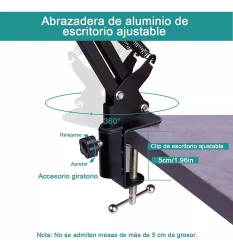 Soporte de Brazo Profesional para Micrófono