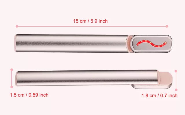 Varita magica de terapia con luz led, para ojos, rostro y cuello masajeador facial skin care viene con un serum de regalo