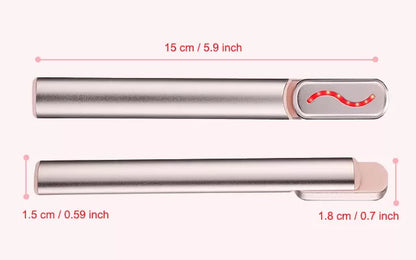 Varita magica de terapia con luz led, para ojos, rostro y cuello masajeador facial skin care viene con un serum de regalo