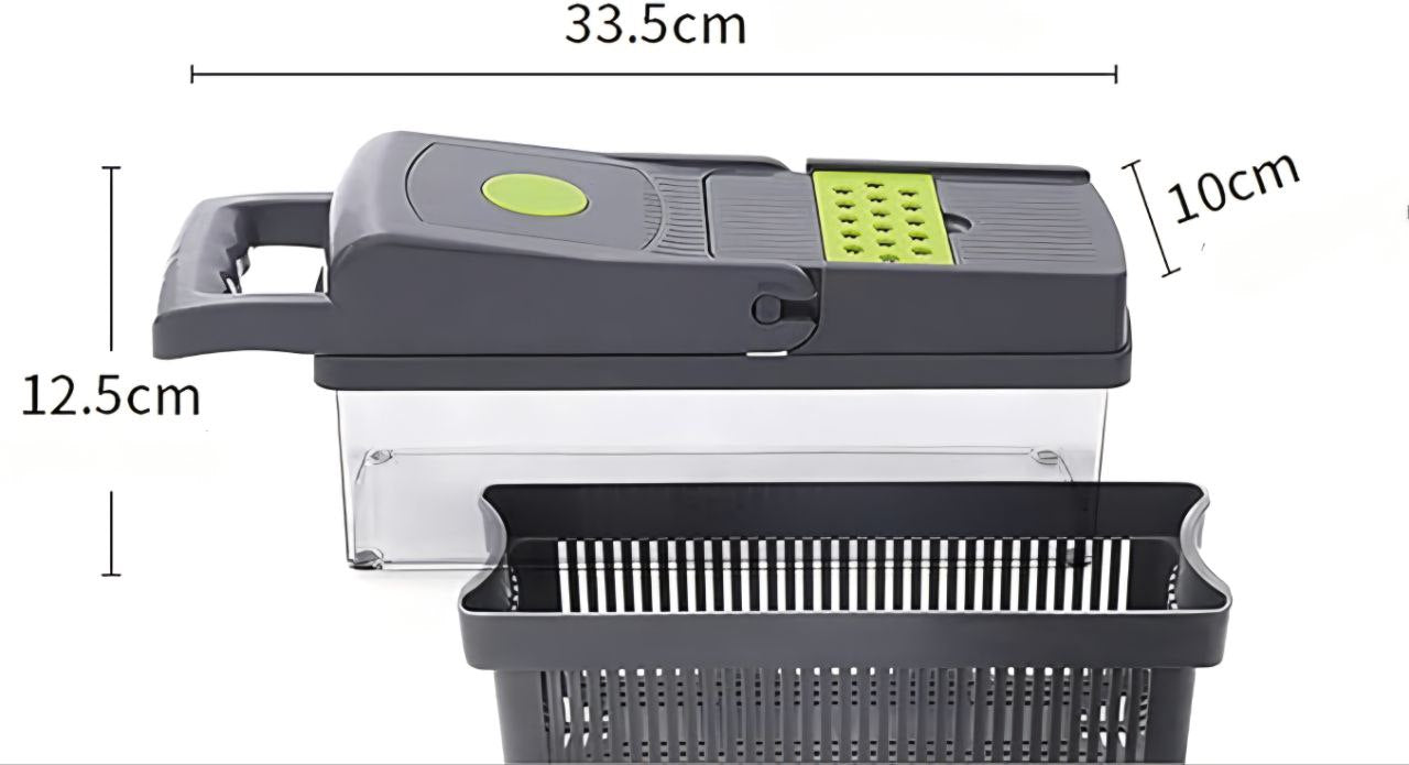 Cortador rebanador multifuncional de vegetales