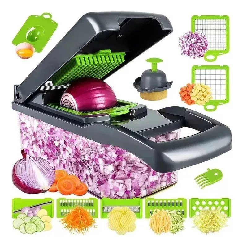 Cortador rebanador multifuncional de vegetales