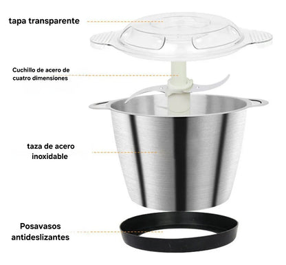 Picadora Eléctrica para Carne y Ingredientes de Cocina