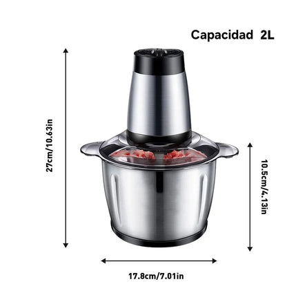 Picadora Eléctrica para Carne y Ingredientes de Cocina