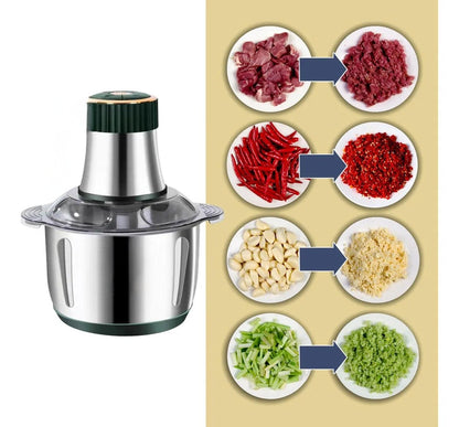 Picadora Eléctrica para Carne y Ingredientes de Cocina