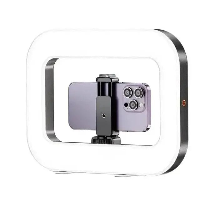 Aro de Luz y soporte de teléfono Cuadrado