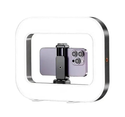 Aro de Luz y soporte de teléfono Cuadrado