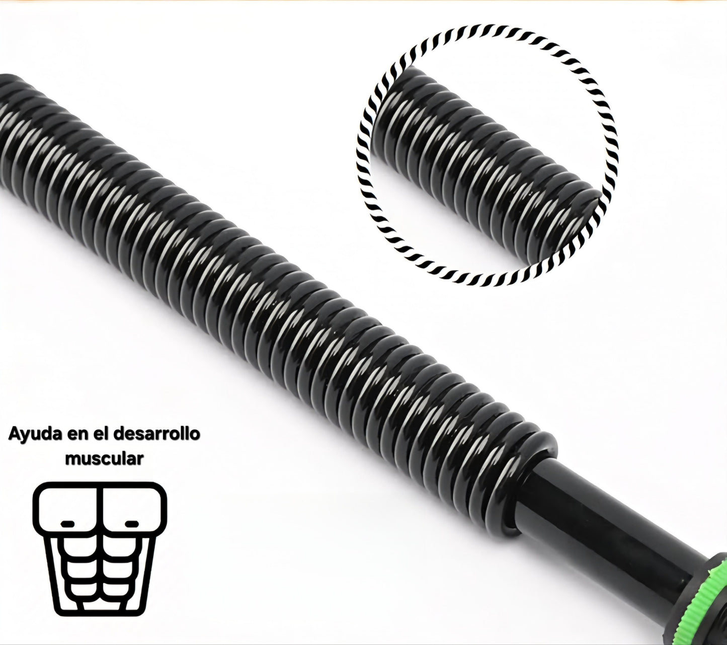 Barra de Fuerza potenciadora de Brazos, Pecho y Hombros