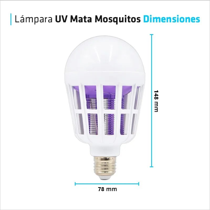Lámpara LED Mata Insectos