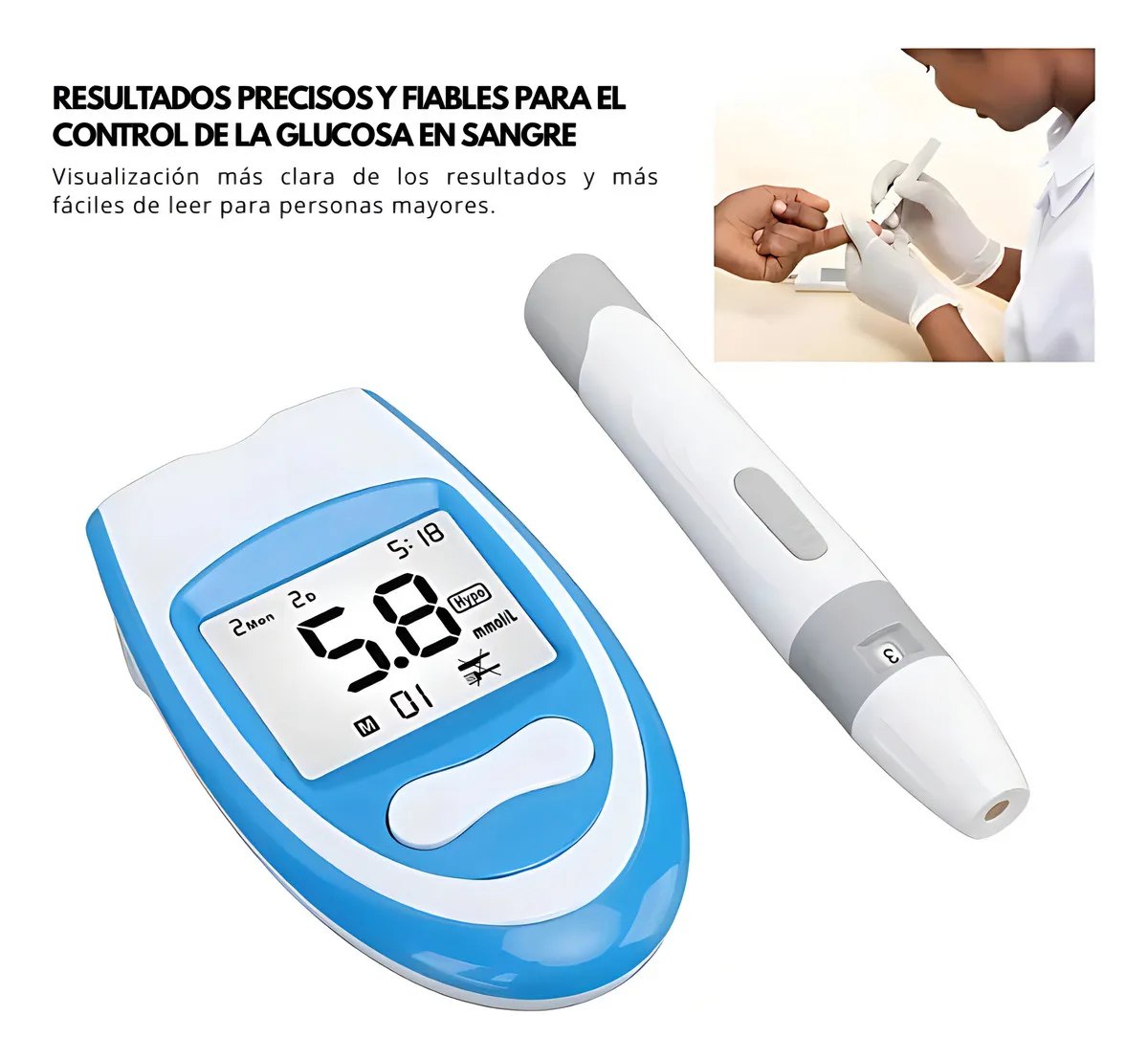 Monitor Portátil de glucosa en sangre