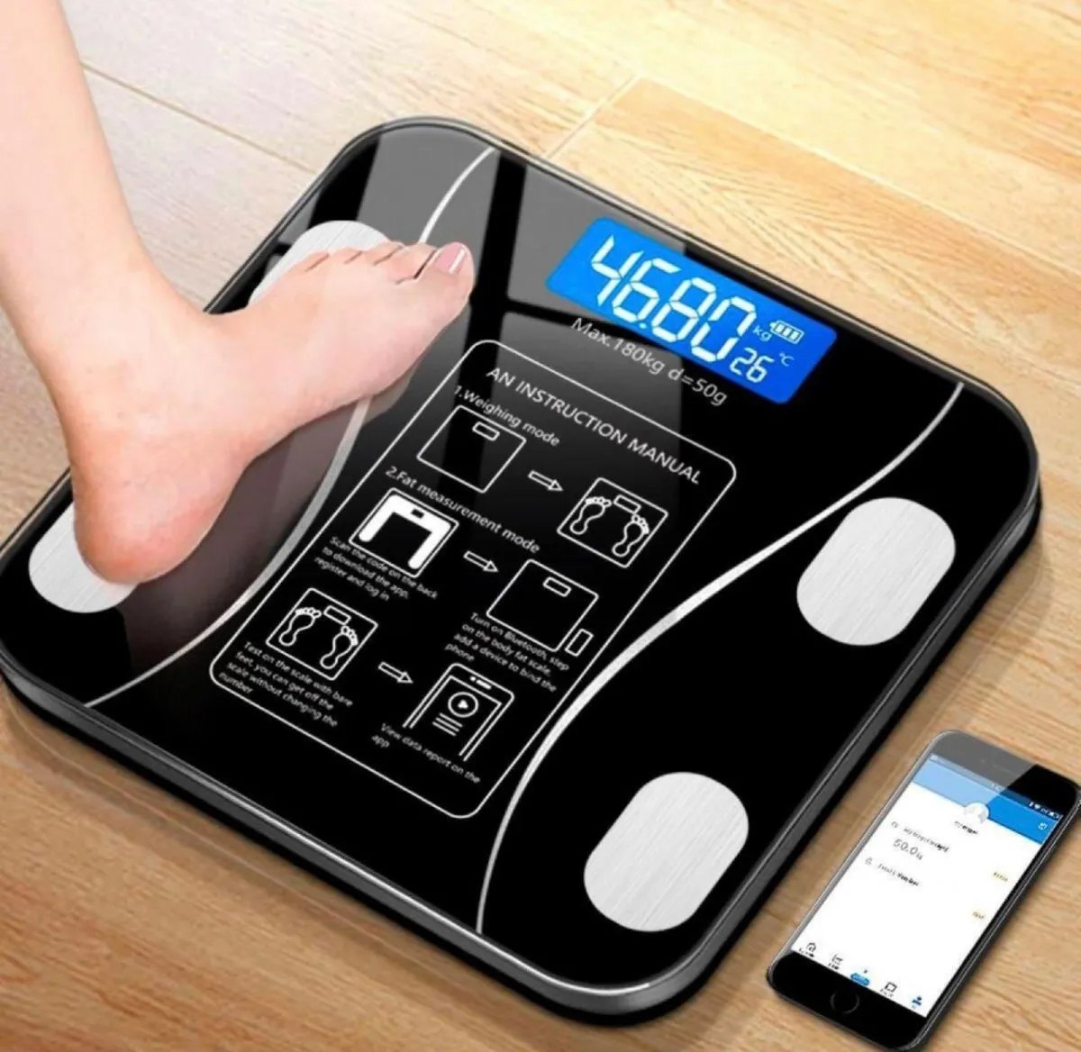 Balanza Digital Inteligente Bluetooth