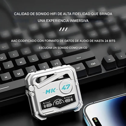 Auriculares inalámbricos MK47 para juegos