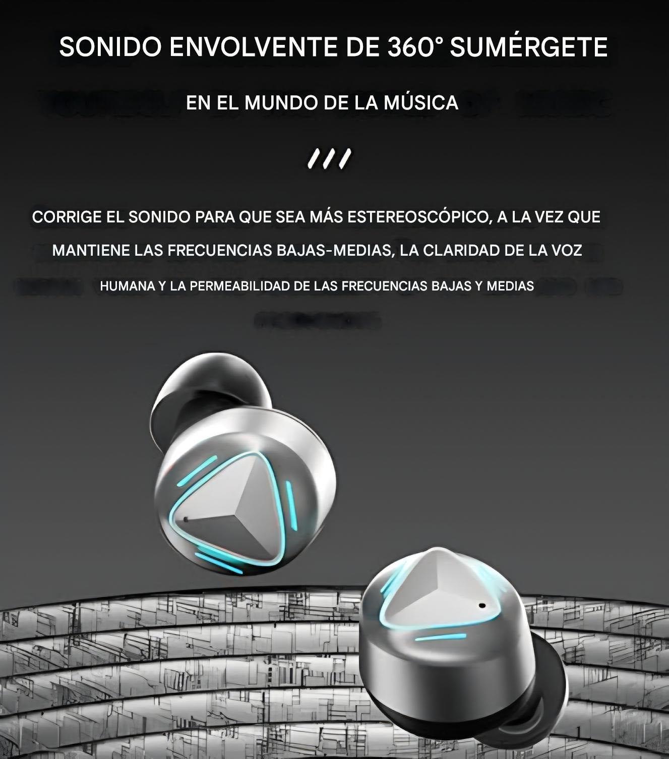 Auriculares inalámbricos MK47 para juegos