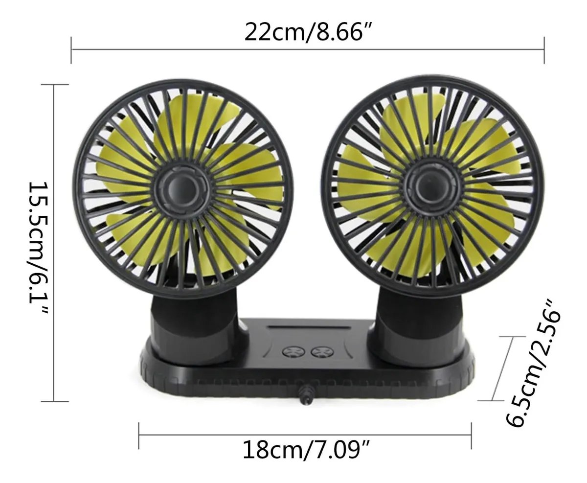 Ventilador USB para coche