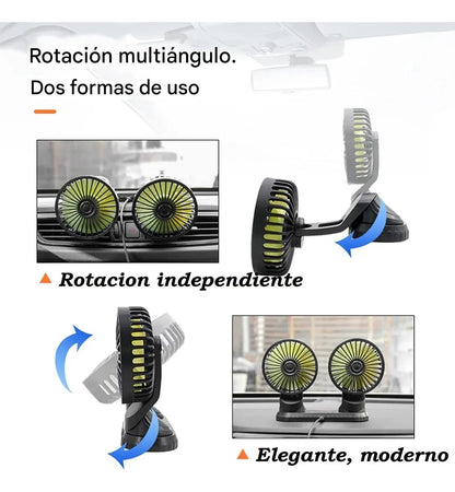 Ventilador USB para coche