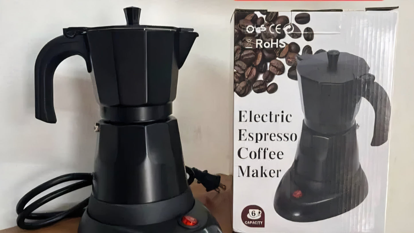 Cafetera eléctrica de 6 tazas