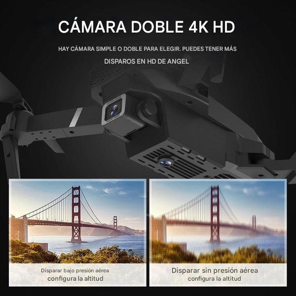 Minidron con cámara 4K HD