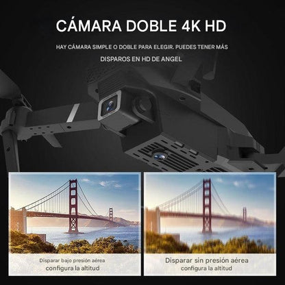 Minidron con cámara 4K HD