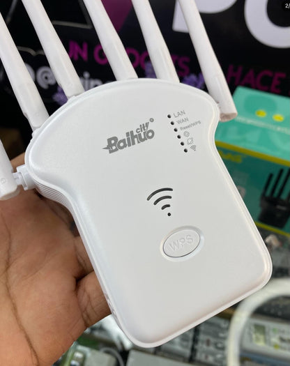 Amplificador Wi-Fi con 6 Antenas Externas