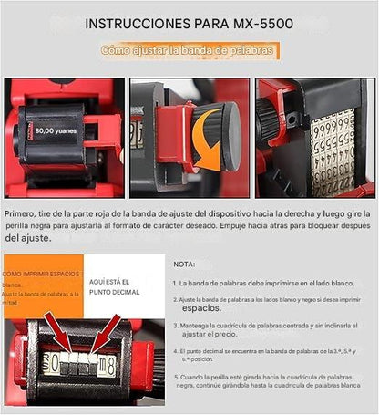 Etiquetadora manual de Precios