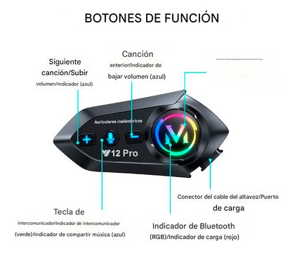 Intercomunicadores Bluetooth Para Cascos