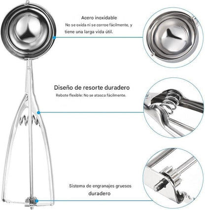 Set de cucharas para helado