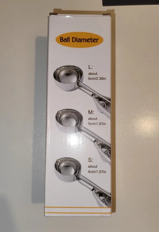 Set de cucharas para helado