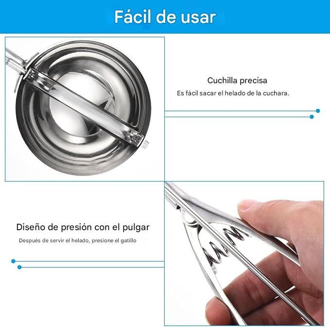 Set de cucharas para helado