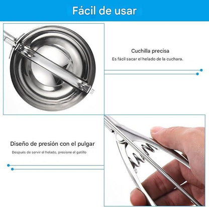 Set de cucharas para helado