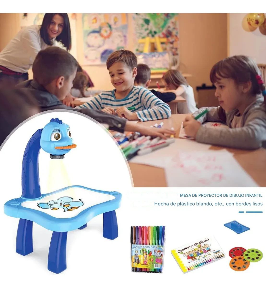 Mesa para dibujo de pintura de juguete para niños