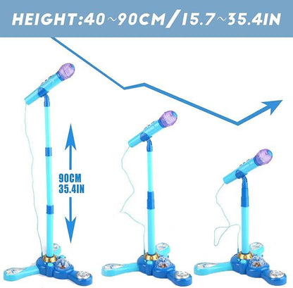 Micrófono Karaoke Infantil con Pedestal LED