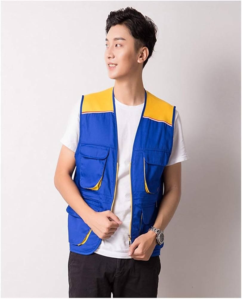 Chaleco para hombre con múltiples bolsillos
