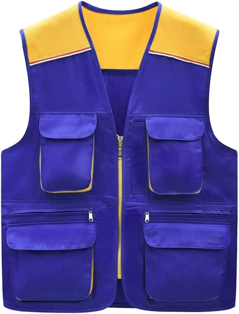 Chaleco para hombre con múltiples bolsillos