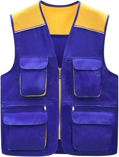 Chaleco para hombre con múltiples bolsillos