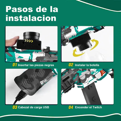 Pistola de juguete con balas de Hidrogel